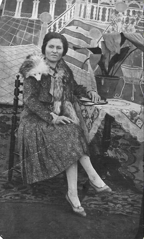 Amelia Morillo Caldern cuando joven en 1.930