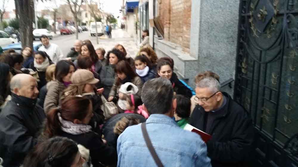 Bendicin de animales por San Antn