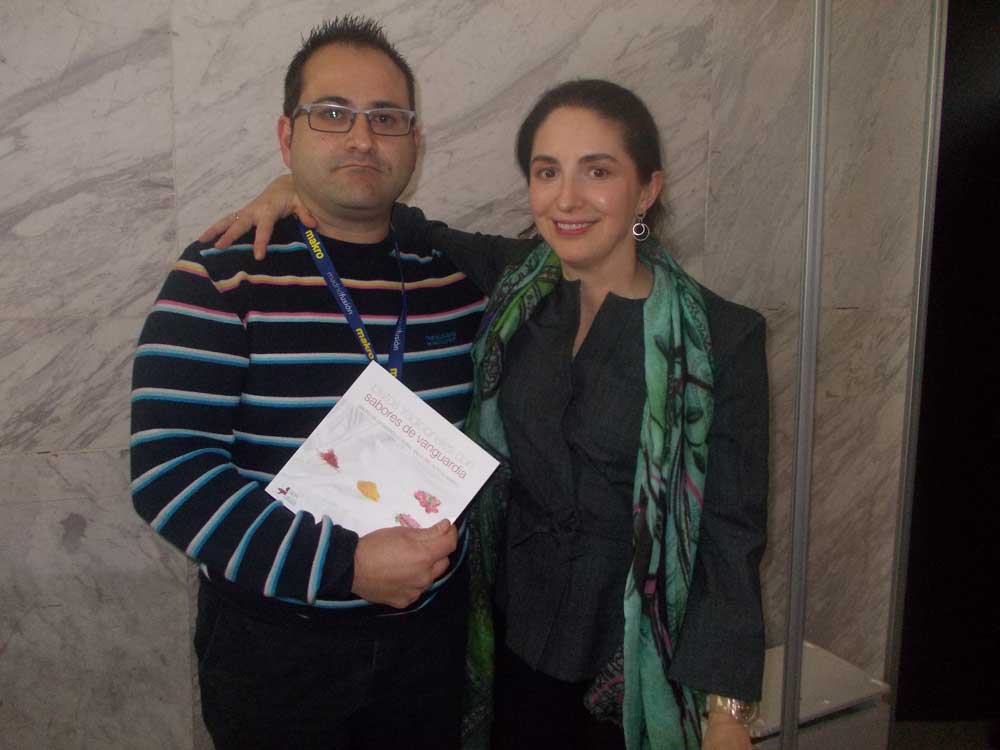 Braulio Garca junto a Elena Arzak