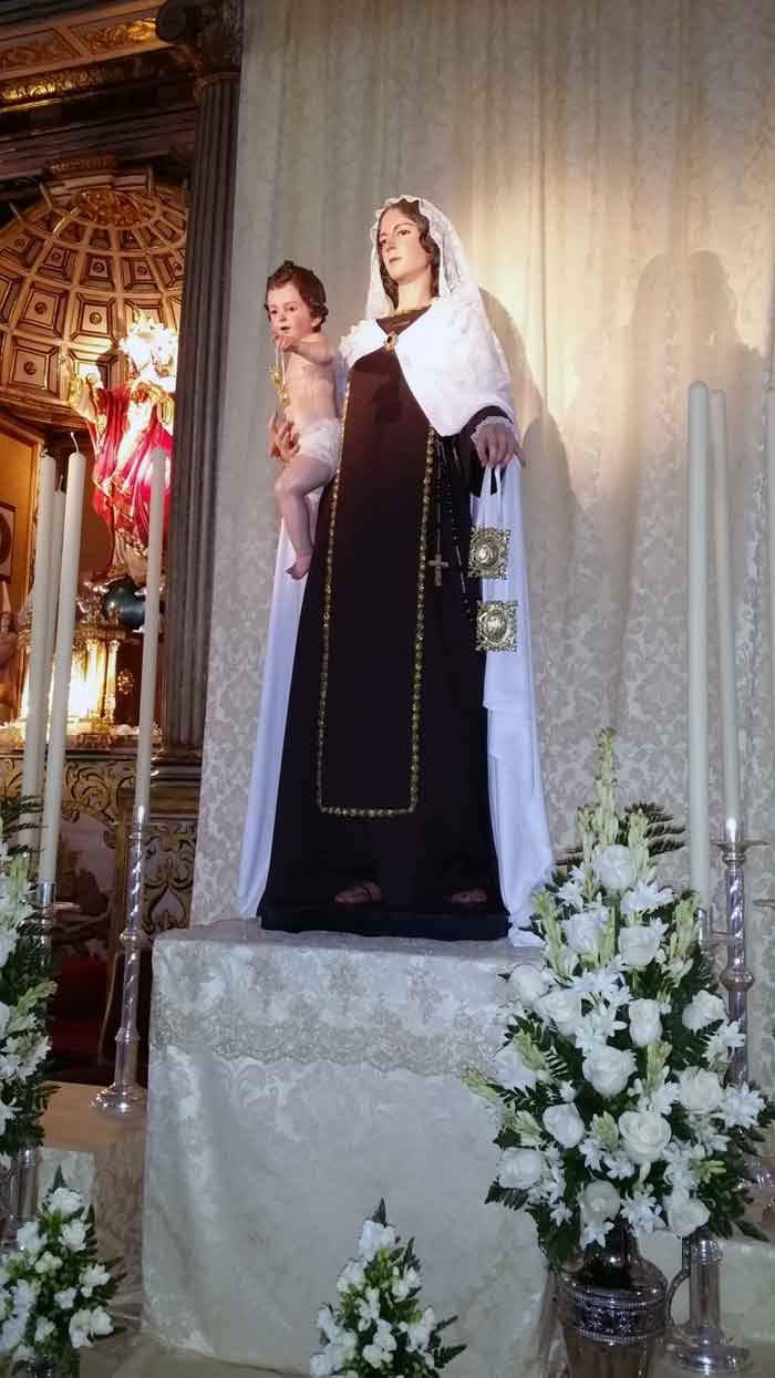 Nueva imagen de Nuestra Seora del Carmen