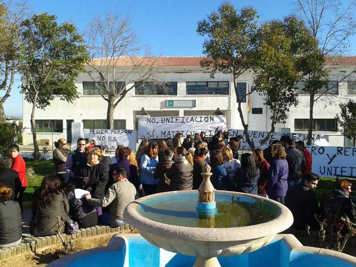Manifestaci�n de padres de alumnos