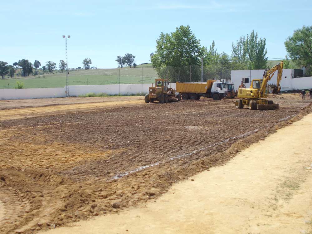 Implantaci�n del c�sped artificial 