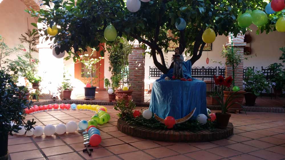 Ofrenda floral a la Virgen Mara