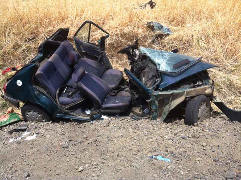 Estado en que qued� el Peugeot 307