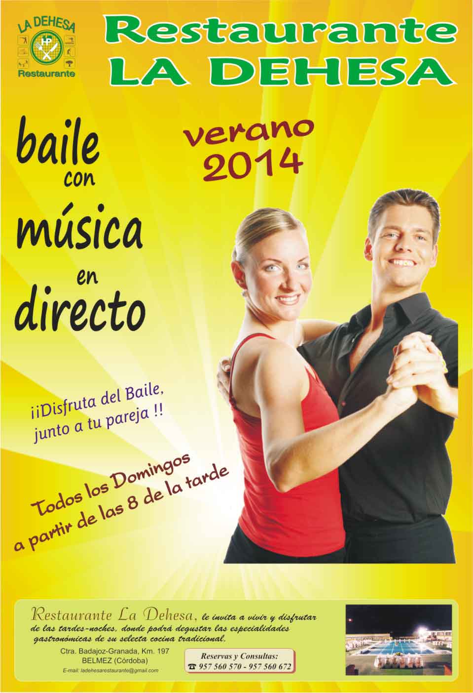 Baile con msica en directo en La Dehesa