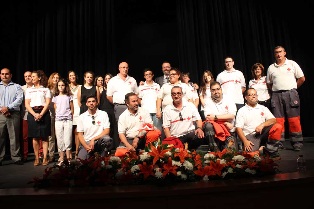 Voluntarios que participaron en la Gala