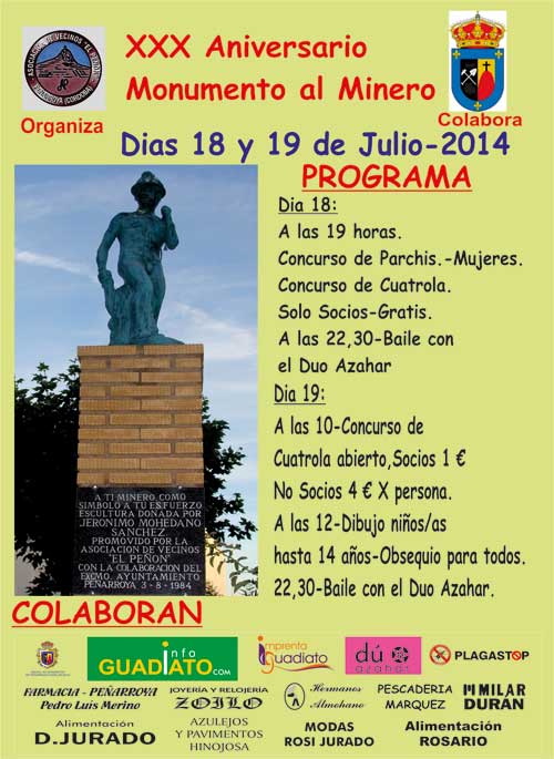 XXX Aniversario del Monumento al Minero