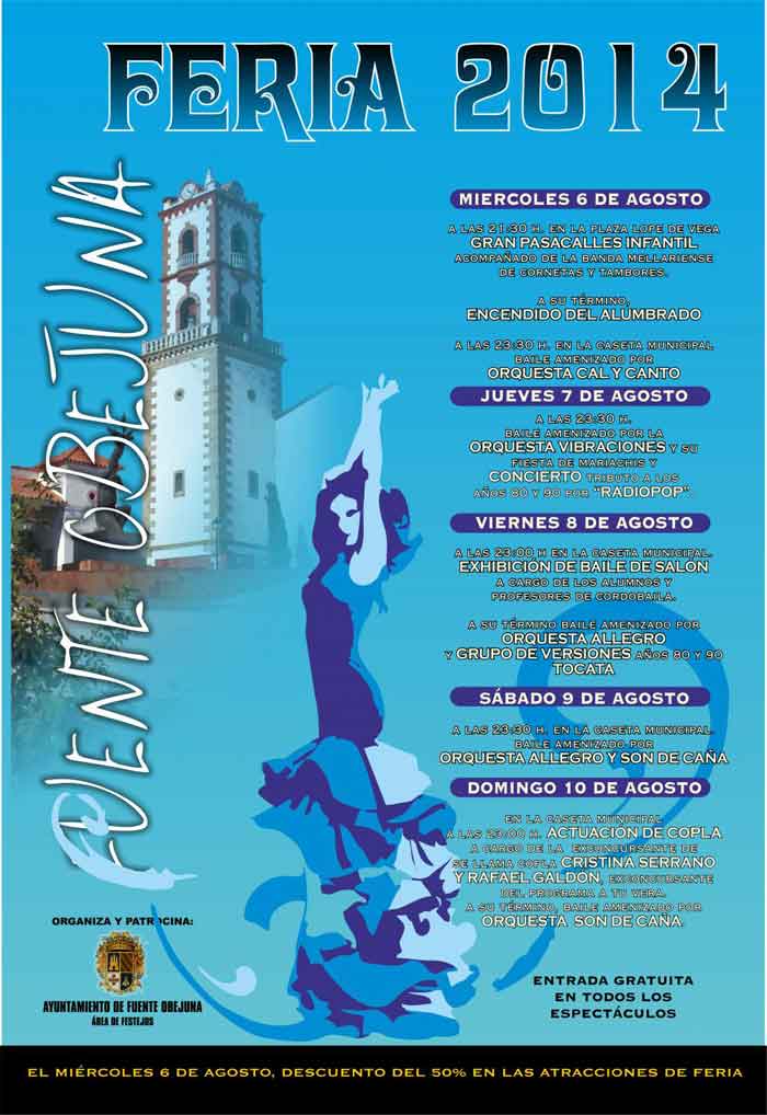 Feria entre los d�as 6 y 10 de Agosto
