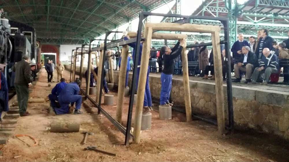 Entibadores en pleno concurso