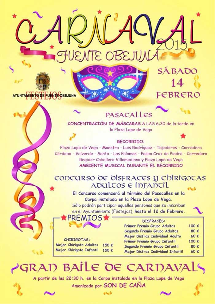 Celebraci�n del Carnaval 2015 en Fuente Obejuna